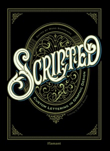 Scropted custom lettering in graphic design
