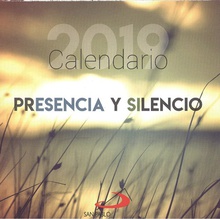 CALENDARIO PRESENCIA Y SILENCIO 2019 (IMÁN) (12 X 12 cm)