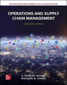 Operations and supply chain management 16e