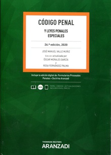 Código Penal (Papel + e-book) y Leyes Penales Especiales