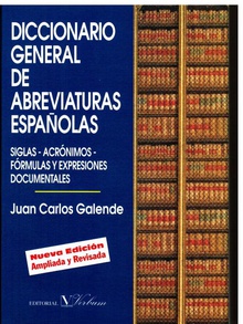 Diccionario general de abreviaturas españolas