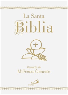 La santa biblia edición cartoné, oro y uñeros