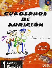 CUADERNOS DE AUDICIÓN GRADO 1 MEDIO LIBRO DEL PROFESOR +CD