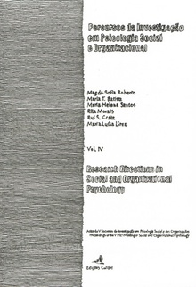 Percursos da investigaÇÃo em psicologia social e organizacional / research directions in social and