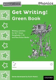 Pack 10 read write inc.phonics:get writing! green book pack