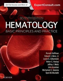 Hematology.(basic principles and practice.(7th edition)