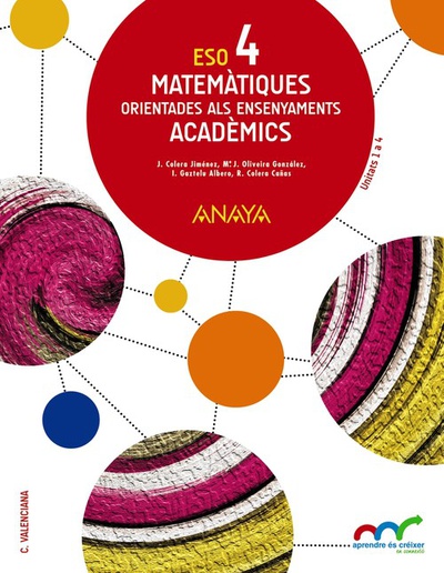 Matematiques 4t eso academics 2016