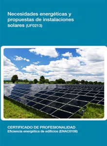 UF0213 - Necesidades energéticas y propuestas de instalaciones solares