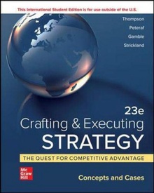 ISE Crafting amp/ Executing Strategy: The Quest for Competitive Advantage: Concepts