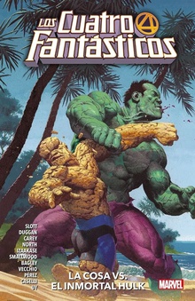 Marvel premiere los 4 fantásticos 4. la cosa vs. el inmortal hulk