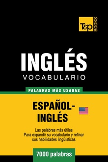 Vocabulario español-inglés americano - 7000 palabras más usadas