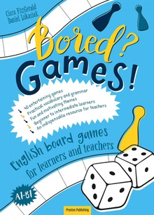 BORED GAMES! BLUE (A1-B1) English board games for learners and teachers.